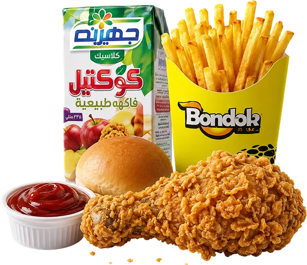 وجبة أطفال فراخ مقرمشة